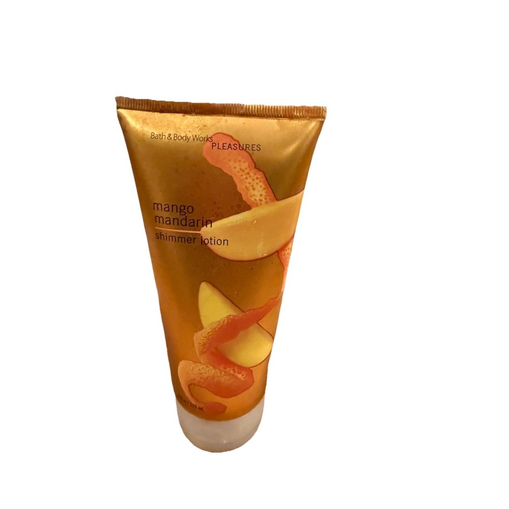 Bath & Body Works Pleasures Shimmer‎ Lotion Mango Mandarin 6 Oz Discontinued NEW